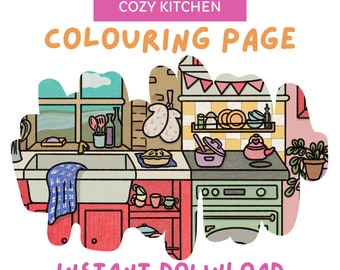 Cozy Colouring Sheet for All Ages