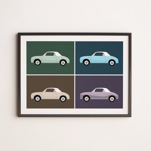 Nissan Figaro Four Color Poster