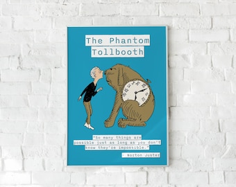 Phantom Tollbooth Poster | Book Art Poster