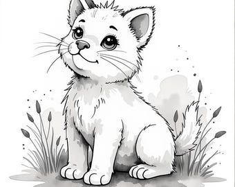 Coloring picture 1 - drawing and painting for adults and kids