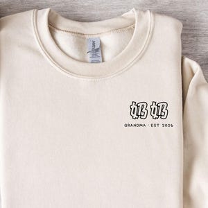 Personalized Chinese Grandma PoPo Sweatshirt: Custom Family Matching Gift