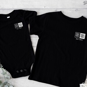 Chinese Cantonese Sibling T-Shirts: Big Bro/Lil Bro Matching Family Shirts