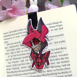 Marque-page magnétique Alastor radio demon - Sticker pour ordinateur portable kawaii, pastel pastel