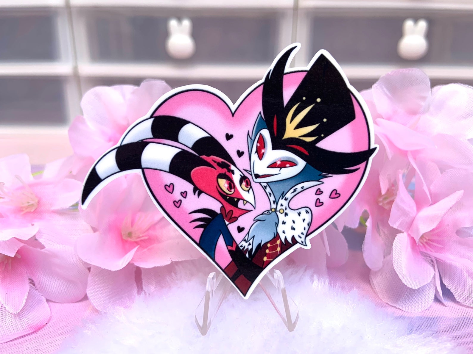 Stolitz Merch Stolitz Stolas Blitzo Heart Sticker - Waterproof Glossy Kawaii Decal ...