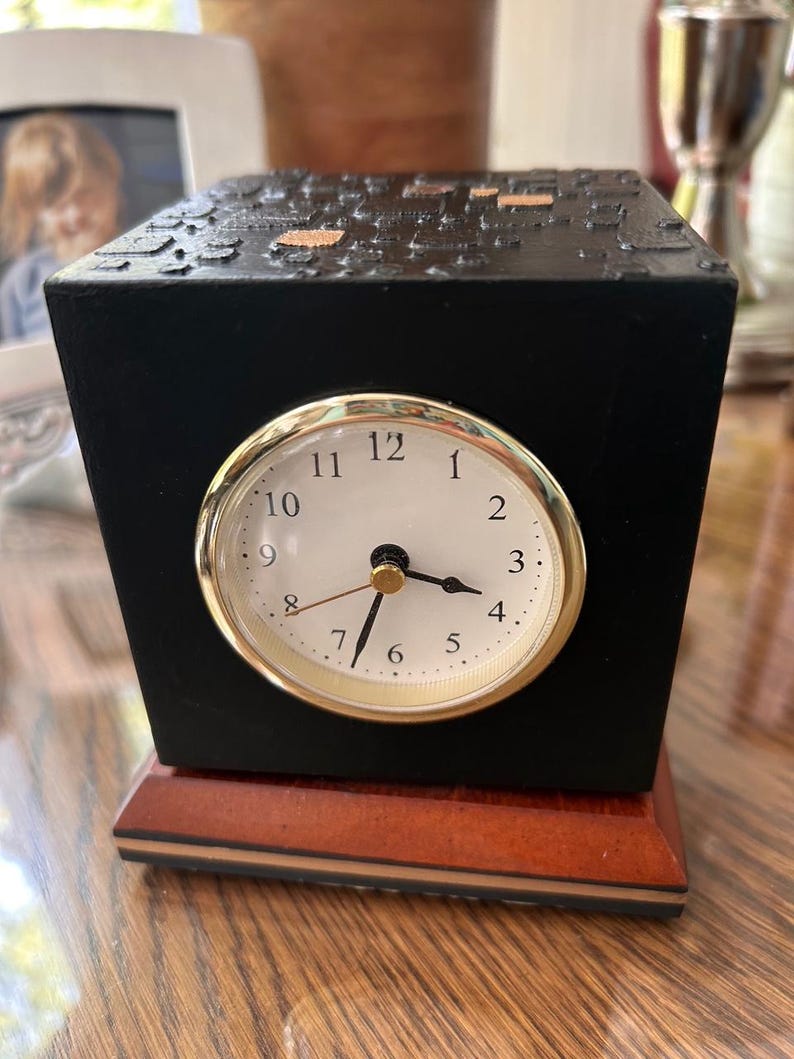 Four‑Function Rotating Desk Clock image 9