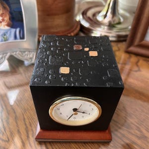 Four‑Function Rotating Desk Clock image 4