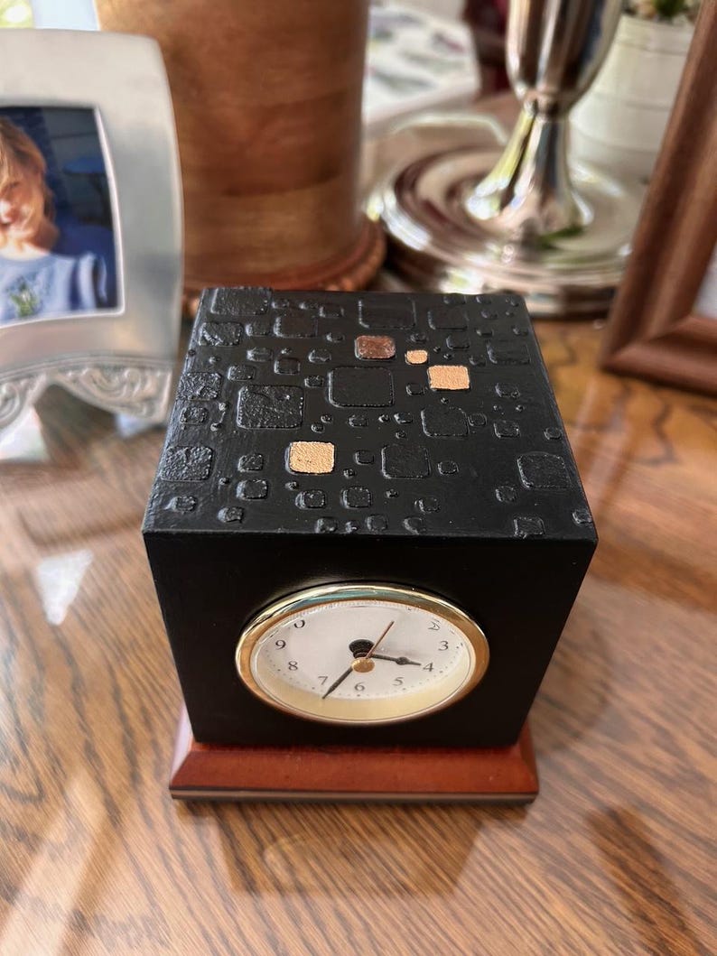 Four‑Function Rotating Desk Clock image 4