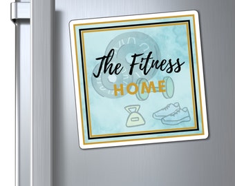 Fitness Home Inspirational Magnet Fitness Fan's Essential Sporty Refrigerator Ornament