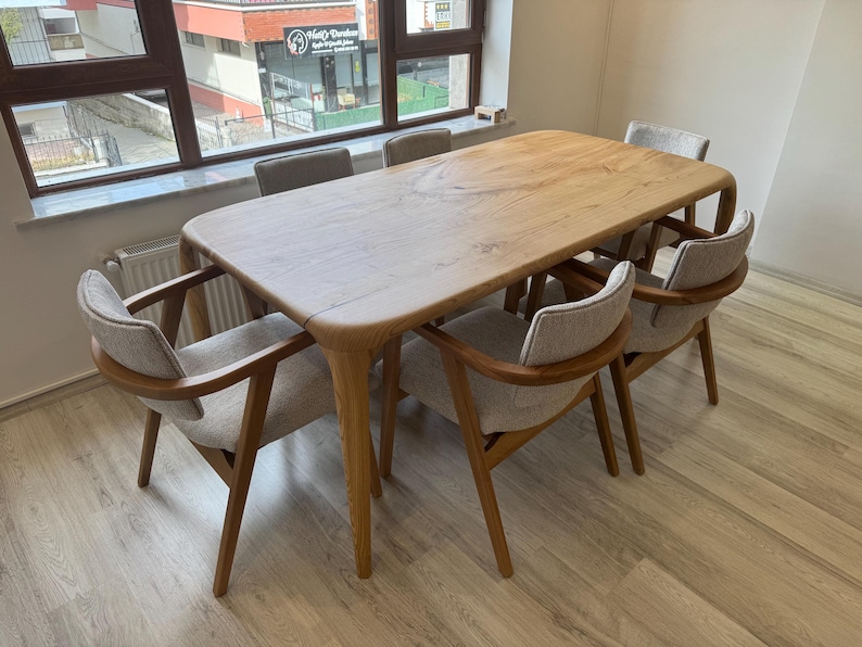 Chestnut Dinner Table - Etsy New Zealand