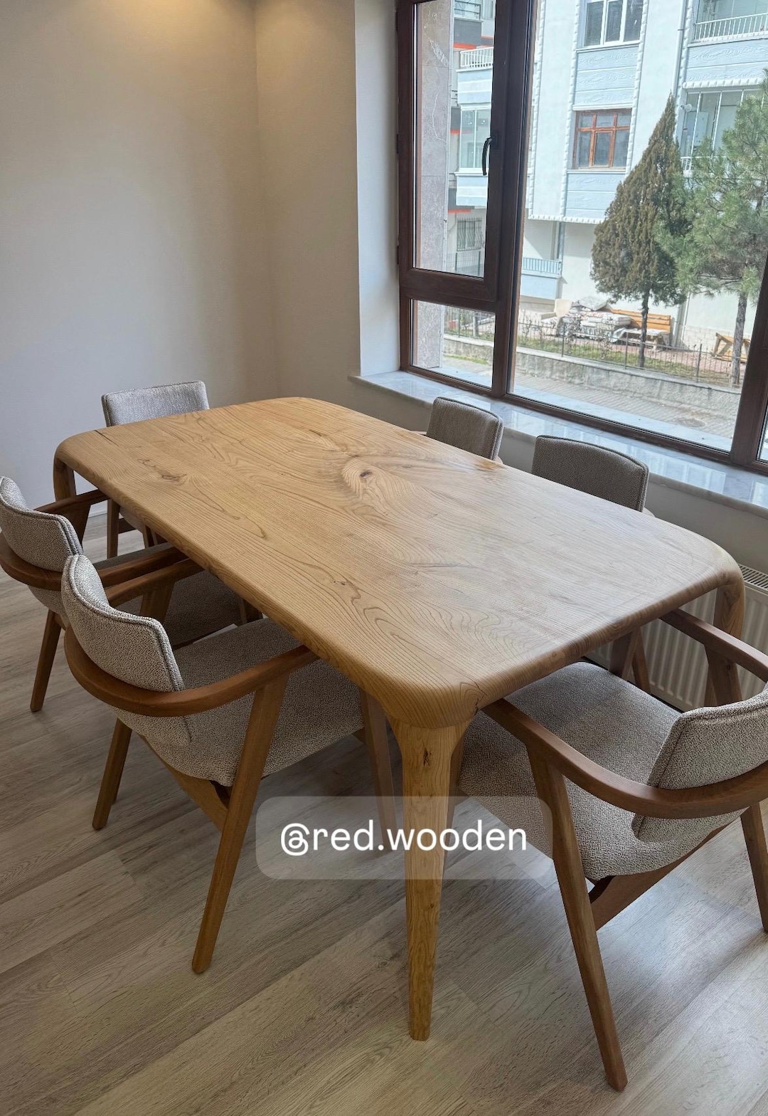Chestnut Dinner Table - Etsy New Zealand