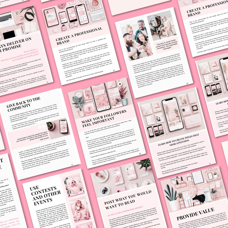 Social Media Success Ebook, Canva Templates, Done For You Digital Marketing Strategy, Lead Magnet Ebook, Passive Income Ebook With MRR