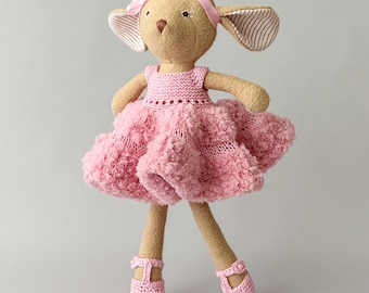 Ballet Dress Outfit for Hazel Village Animals & Dolls 13-14 Inch | Luxury Doll Clothes | Teddy Bear Clothing