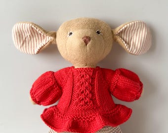Hazel Village Animal Sweater – Knitted Ukrainian Style Blouse for 13-14 inch Animals