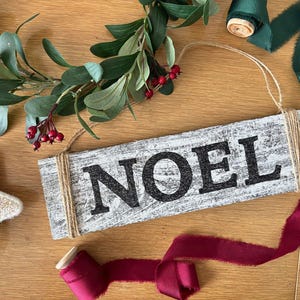 Noel Sign, Noel Wood Sign, Holiday Sign, Christmas Decor, Rustic Wood Sign, Farmhouse Decor, Holiday Gift