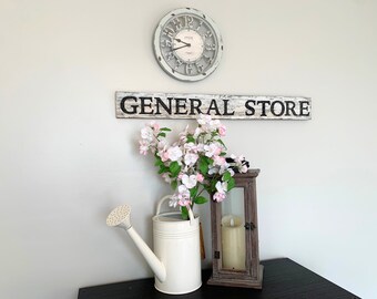 General Store Sign, General Store Wood Sign, Kitchen Home Decor, Farmhouse Decor, Pantry Sign