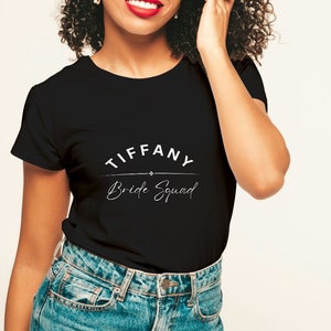 Personalised Hen Party T-shirts, Bride Top, Team Bride, Bridesmaid, Custom Hen Do Shirts, Personalized, Bachelorette Party Shirts, Wedding