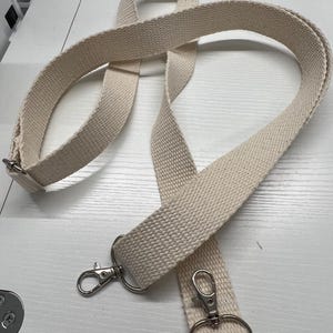 Alça creme para bolsas de ombro e transversal