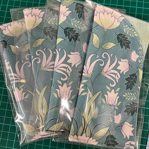 Fabric padded glasses case - Green