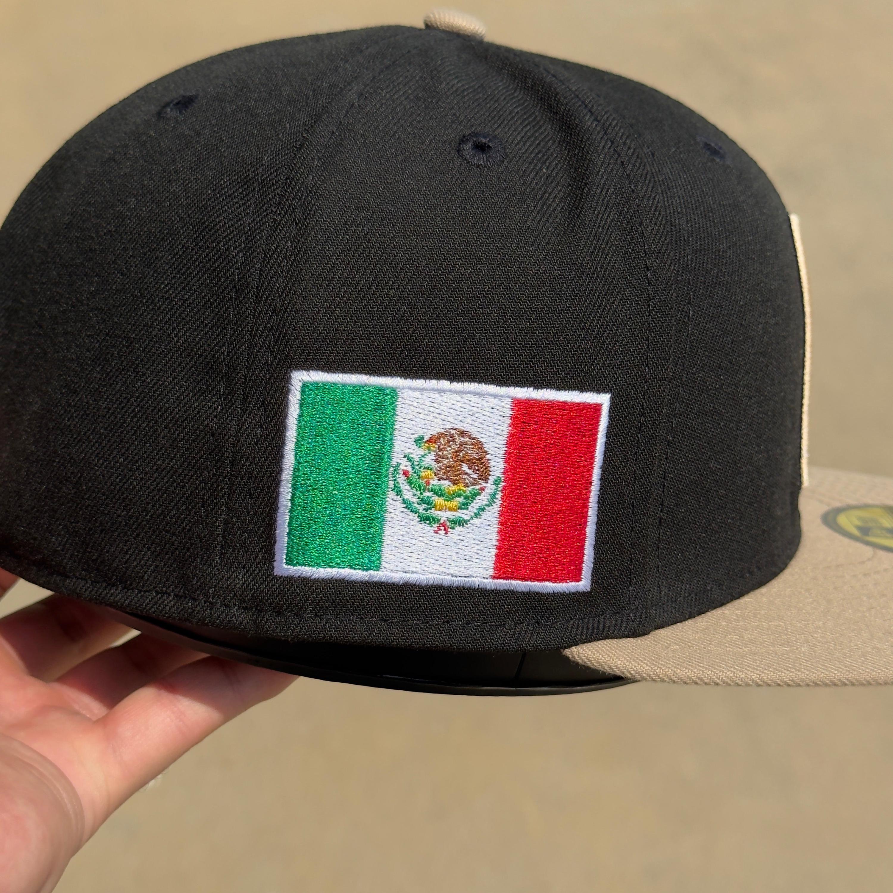 NEW 1/2 Black Mexican National Baseball Team WBC 59FIFTY New Era Fitted