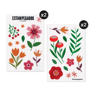 Floral Plus Sticker Kit
