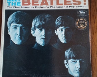 RARE ORIGINAL Vintage "Meet the Beatles" ALBUM