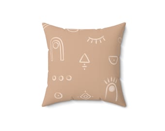 Desert Elements Polyester Square Pillow
