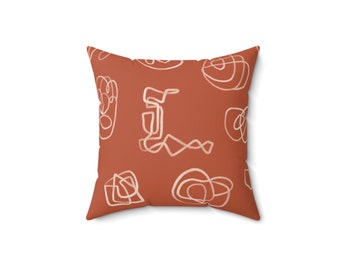 Desert Elements Polyester Square Pillow