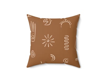 Desert Elements Polyester Square Pillow