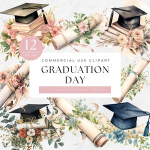 Clipart Cappello da Laurea Acquerello, Clipart Laurea Maschile, Clipart Laurea Genitori, Clipart Cappello da Laurea Rosa, Laurea Elementare