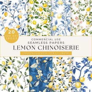 Chinoiserie-citroenen print, aquarel citroenboom clipart, chinoiserie png, mediterrane citrus kunst, preppy citroenboom graphics, citroentak