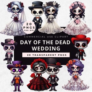 Tag der Toten Altar Clipart, Dia De Muertos Clipart, Altar De Muertos, mexikanische Fiesta, Süßer Tag der Toten Hochzeit Clipart Set, Mexikanisch