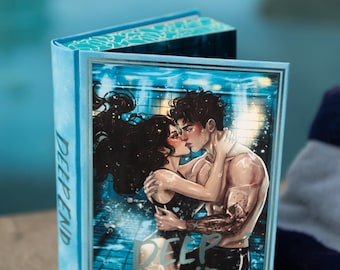 Deep End by Ali Hazelwood rebind with art by @gdeliarte