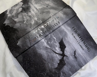 GLITTER: Fourth Wing by Rebecca Yarros with Olivia Rose James art rebind
