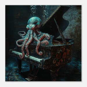 Stunning Octopus Canvas Wall Art