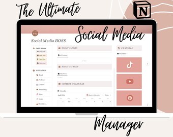 Plantilla integral de gestión de redes sociales: planificación, análisis y programación de contenido