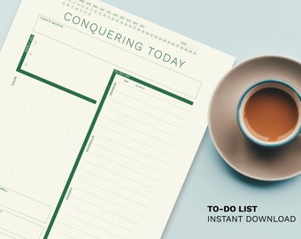 Daily to-do list printable