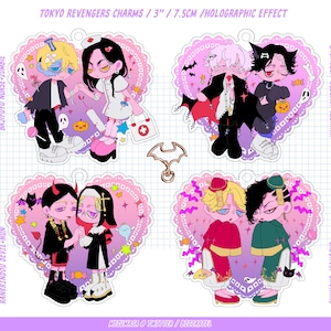 Tokyo Revengers Halloween charms | Acrylic Charms