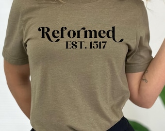 Reformation Shirt, Protestant Reformation Shirt, Reformation Day, Christian Shirt, Martin Luther Shirt