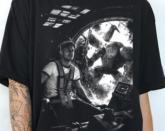 Project Hail Mary Oversized Graphic Tee, Ryan Gosling Portrait, Ryland Grace, Rocky, Astrophage, Planet Erid