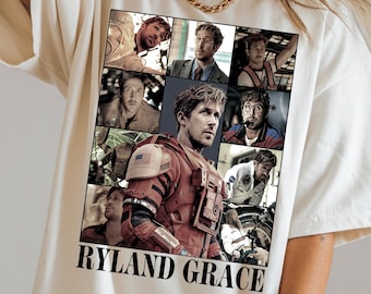 Ryland Grace Era, Project Hail Mary Oversized Graphic Tee, Ryan Gosling, Rocky, Astrophage, Planet Erid