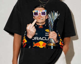 Max Verstappen Las Vegas Grand Prix Tee, F1 Racing Shirt, Oversized Print Comfort Colors