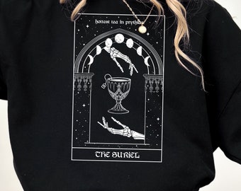 Suriel Tarot Sweatshirt, Sarah J Maas, A Court Of Thorns And Roses Sweatshirt, Suriel Tea, ACOTAR, Hottest Tea in Prythian
