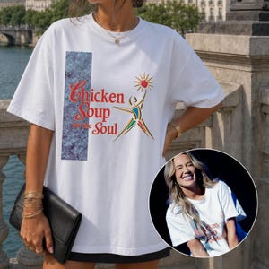 Vintage Chicken Soup For The Soul, maglietta del tour Lucky Me di Hilary Duff 2026, nostalgia Y2K
