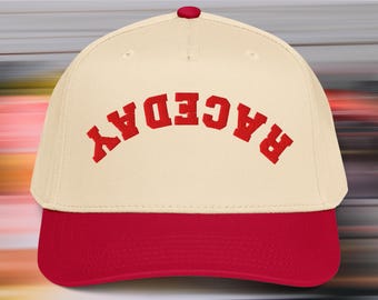 Raceday Embroidered Hat, F1 Racing Cap, Motorsport Hat, Grand Prix Gift