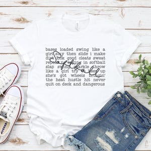 Girls Softball Shirt, Softball Mom Shirt, Matching Softball Shirts, Softball Gameday Shirt, Softball Mom Tee, Softball Gift Shirt For Girls