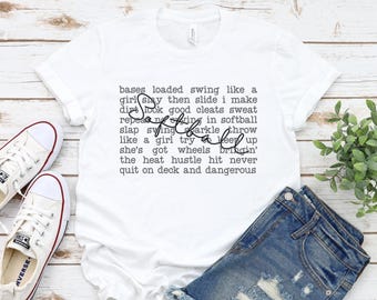 Girls Softball Shirt, Softball Mom Shirt, Matching Softball Shirts, Softball Gameday Shirt, Softball Mom Tee, Softball Gift Shirt For Girls