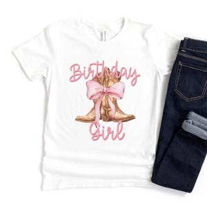 Cowgirl Birthday Girl Shirt, Girls Western Birthday Shirt, Pink Cowgirl Birthday Tshirt, Cute Birthday Toddler Shirt, Girls Birthday Shirt