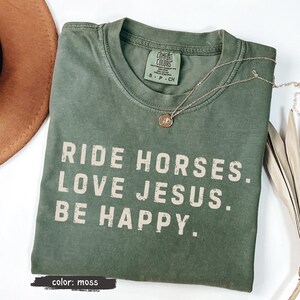 Christian Western Sweatshirt Horse Girl Shirt Equestrian Shirt Country Girl Tee Cowgirl Shirt Horse Girl Hoodie, Horse Lover Shirt image 8