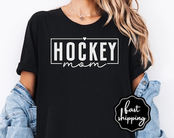 Hockey Mom Shirt Hockey Game Day Shirt Hockey Mama Shirt Hockey Fan Shirt Hockey Mom Gift Team Mom Hockey Shirt, Hockey Tournament Tee