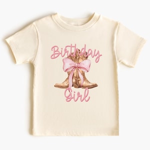 Cowgirl Birthday Girl Shirt, Girls Western Birthday Shirt, Pink Cowgirl Birthday Tshirt, Cute Birthday Toddler Shirt, Girls Birthday Shirt